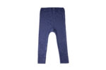Kinder Leggings aus Merinowolle und Seide in blau