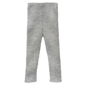 Eine Bio Leggings von Disana aus Merinowolle in der Farbe Grau