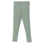Eine Bio Leggings von Disana aus Merinowolle in der Farbe Jade