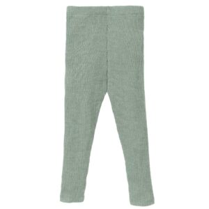 Eine Bio Leggings von Disana aus Merinowolle in der Farbe Jade