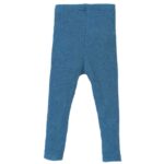 Eine Bio Leggings von Disana aus Merinowolle in der Farbe Taubenblau
