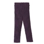 Eine Bio Leggings von Disana aus Merinowolle in der Farbe Aubergine
