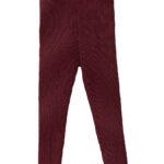 Eine Bio Leggings von Disana aus Merinowolle in der Farbe Cassis