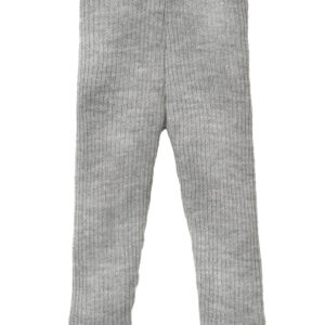 Eine Bio Leggings von Disana aus Merinowolle in der Farbe Grau