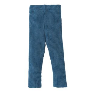 Eine Bio Leggings von Disana aus Merinowolle in der Farbe Taubenblau