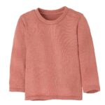 Ein Bio Strickpullover von Disana aus Merinowolle in der Farbe Softpink